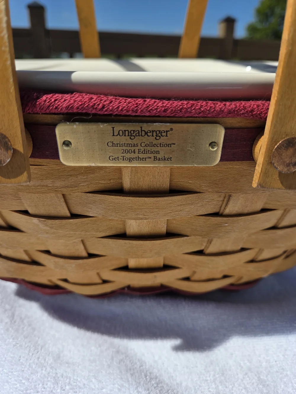 Longaberger Christmas Collection 2004 Edition Get-Together Basket